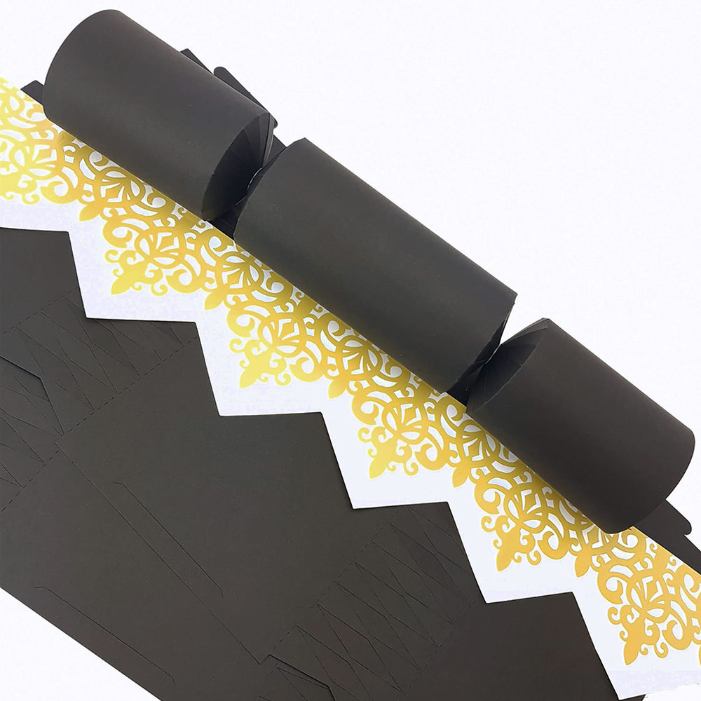 Black | Cracker Making DIY Craft Kits | Make Your Own | Eco Recyclable