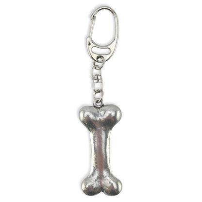 Dog's Bone | Chunky English Pewter 3D Keyring | Little Gift | Cracker Filler