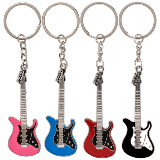 Rock Guitar | Metal Keyring | Little Gift | Cracker Filler