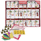 8 Medium Christmas Musical Crackers | With Whistles & Music Sheets | Ready Made