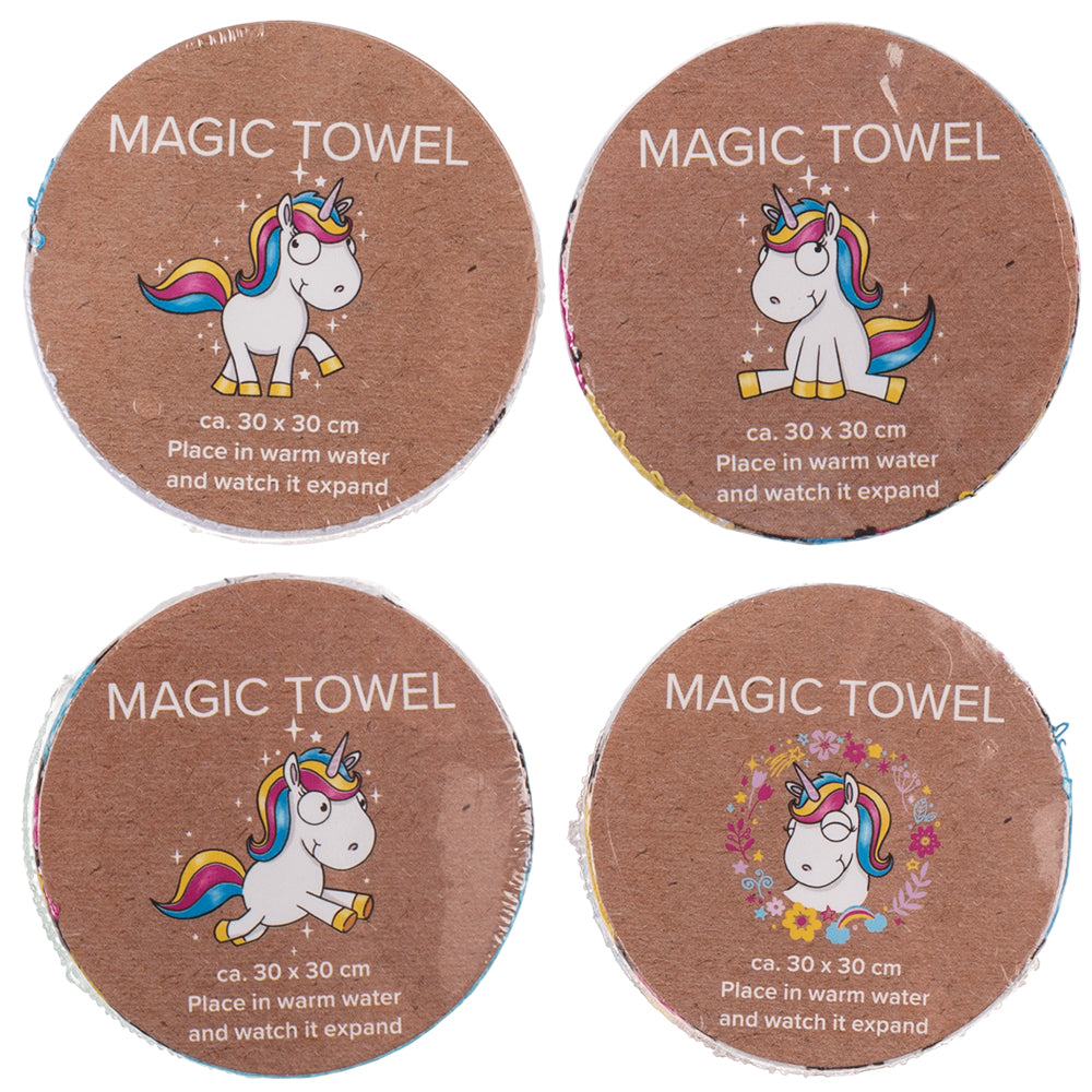 Cute Unicorn | Magic Expanding Flannel | Single | Mini Gift | Cracker Filler