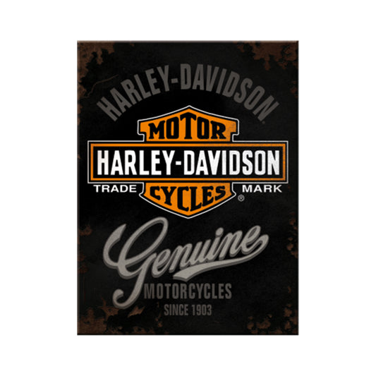 Harley Davidson Motorcycles | Tin Magnet | Little Gift | Cracker Filler