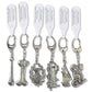 Cricket Bat | Chunky English Pewter 3D Keyring | Little Gift | Cracker Filler