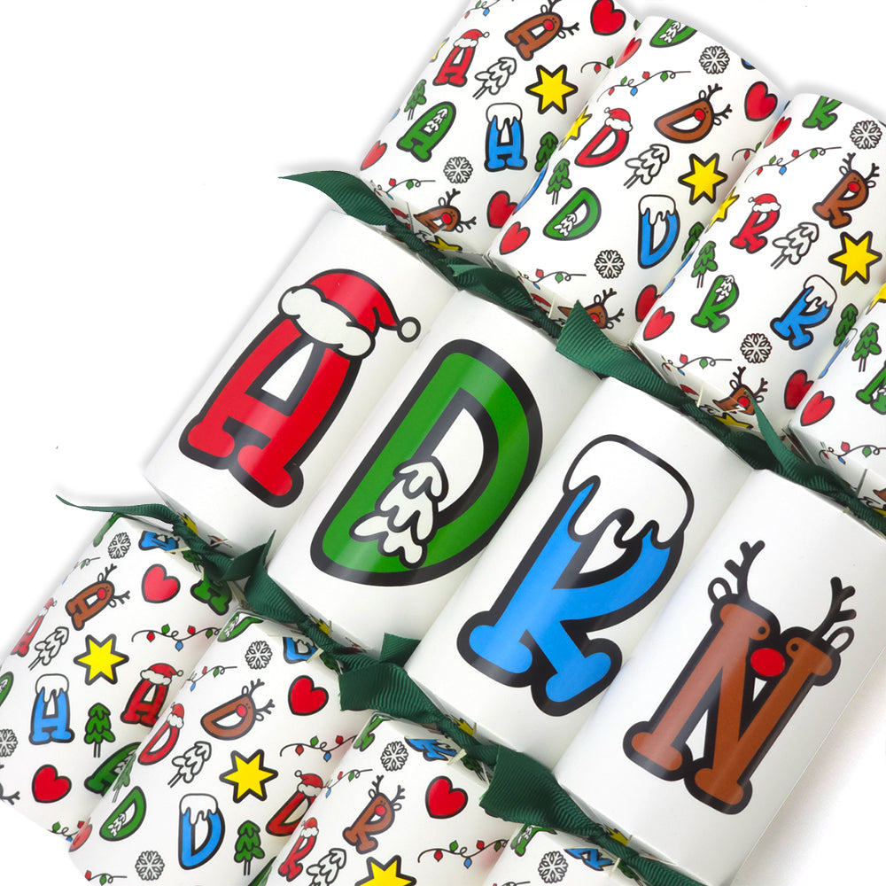 Letters A to Z | Single Christmas Cracker Making Craft Kit | Funtime Design