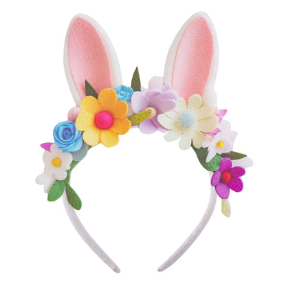 Easter Floral Headband Craft  Kit | Make Your Own Bunny Ears for Kids