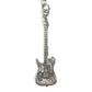Electric Guitar | Chunky English Pewter 3D Keyring | Little Gift | Cracker Filler