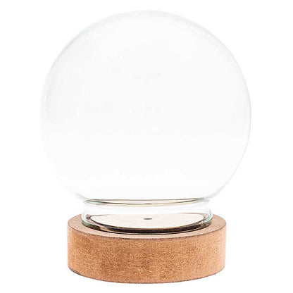 Glass Globe or Dome Shaped Bell Jar for Crafts | 8, 10 or 13cm Wide