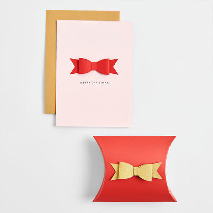 Glitter Gold | 3D Paper Dior Bow Embellishment | Set of 4 | 8cm Wide