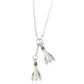 White Snowdrop Necklace | Pendant on Chain | Little Gift | Cracker Filler