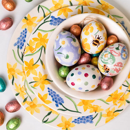 Emma Bridgewater | Two Part Hanging Easter Egg | Fillable Tin | 7cm