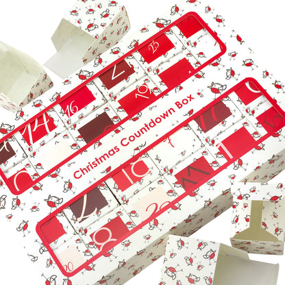 Advent Calendar Making Kit | 24 Cube Boxes & Outer Box | Chirpy Robin