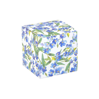 Watercolour Forget Me Nots | Little Gift Box | 5cm Cube | Single or 6 Boxes