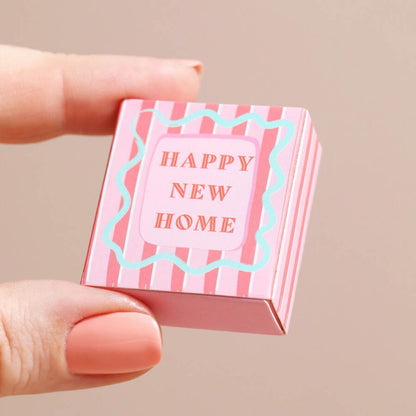 Happy New Home | Mini Matchbox Token | Little Gift | Cracker Filler