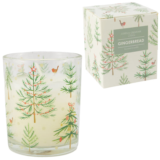 Christmas Robin | Gingerbread Scented | Boxed Gift Candle | Gisela Graham