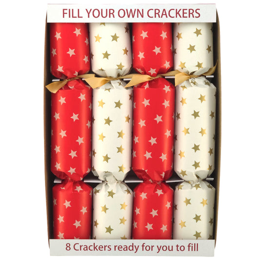 8 Christmas Stars | Fill Your Own Crackers | Ready Made