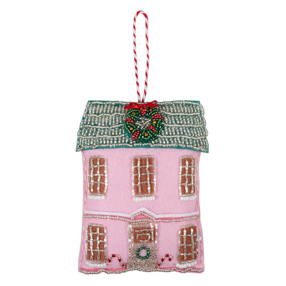 Home at Christmas | Felt & Bead Sewing Kit | Hanging Ornament | Craft Kit