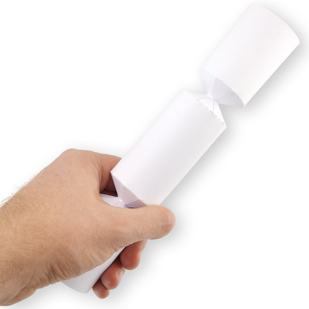 Pure White | Small Crackers | Make & Fill Your Own Crackers | Eco Recyclable