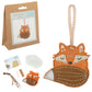 Make Your Own Fox Mini Sewing Craft Kit | Hanging Ornament