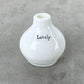 Sentiments | Mini Porcelain Bud Vase | Little Gift | Cracker Filler