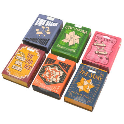 Mini 3D Wooden Matchbox Puzzles | Little Gift | Cracker Filler