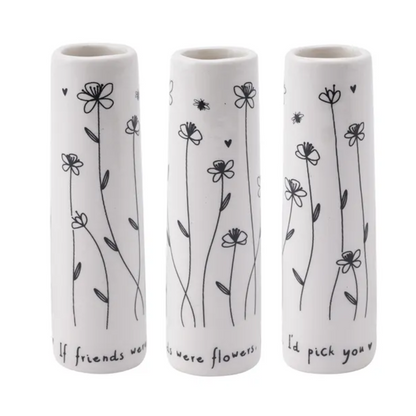 If Friends Were Flowers, I'd Pick You | Little Bud Vase | Little Gift | Cracker Filler
