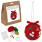 Christmas Mistletoe Bauble | Needle Felting Complete Craft Kit