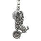 Classic Motorbike | Chunky English Pewter 3D Keyring | Mini Gift | Cracker Filler