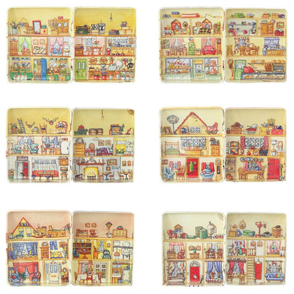 Single Little Cottage Tin | Print Inside & Outside | Mini Gift | Cracker Filler