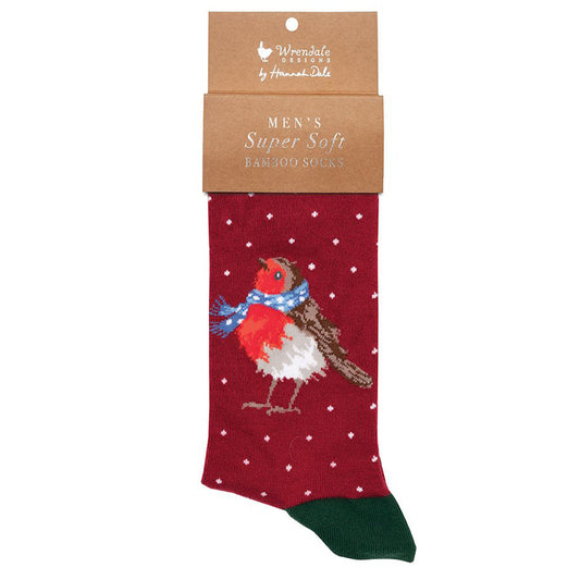 Seasons Tweetings | Mens Supersoft Bamboo Socks | One Size | Wrendale Designs