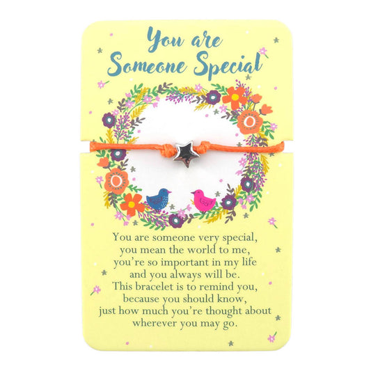 Someone Special Cord Bracelet | Heart Warming Words | Little Gift Cracker Filler