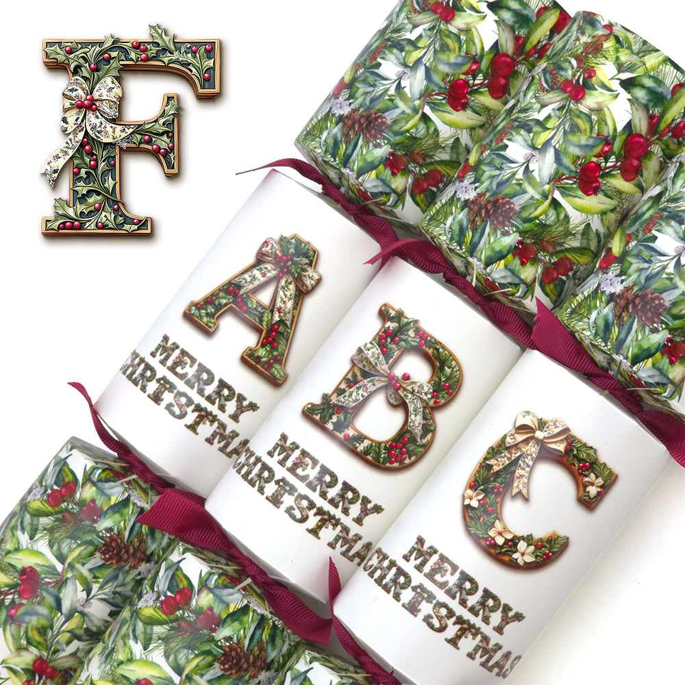 Letters A to Z | Single Christmas Cracker Making Craft Kit | Traditional Design