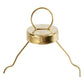 25 Gold or Silver 5mm Christmas Bauble Hangers with Caps