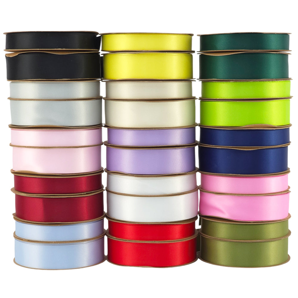 Eco Recycled Plastic | Satin Ribbon | 16mm or 25mm Wide | 20 Yard Reel ...