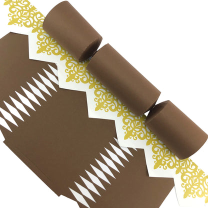 Brown | Cracker Making DIY Craft Kits | Make Your Own | Eco Recyclable