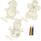 Kids Colour Your Own Wooden Christmas Decoration on Stand | Choose a Design