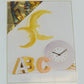 3 Blue Gold Annealed Metal Foil Leaf Squares for Adults Gilding Crafts