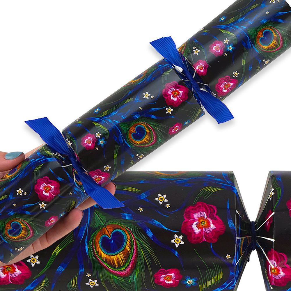 Embroidered Peacock | Cracker Making Craft Kit | Make & Fill Your Own