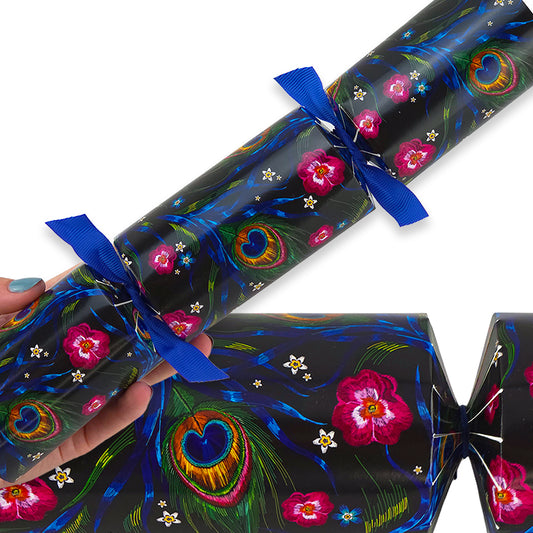 Embroidered Peacock | Cracker Making Craft Kit | Make & Fill Your Own
