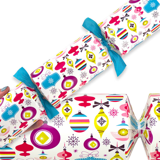 Retro Christmas Ornaments | Cracker Making Craft Kit | Make & Fill Your Own