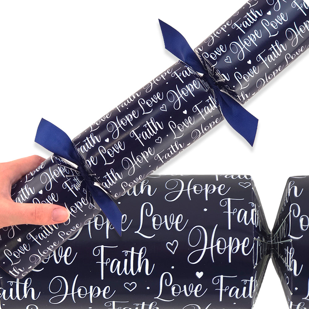 Faith Hope Love | Christian Cracker Making Craft Kit | Make & Fill Your Own