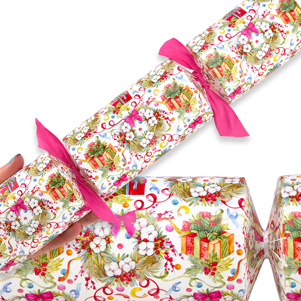 Watercolour Wreaths | Cracker Making Craft Kit | Make & Fill Your Own