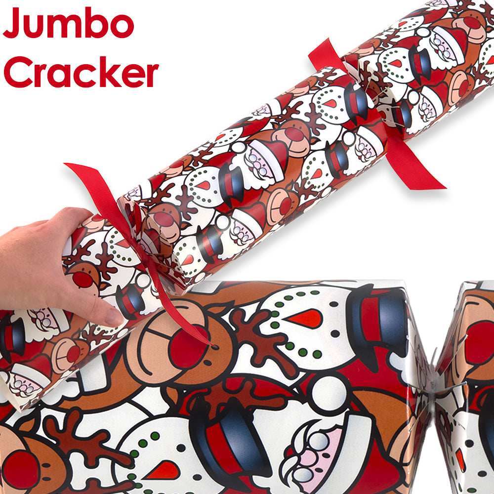 Extra Large & Jumbo | Reusable Keepsake Cracker Sets | Christmas Character
