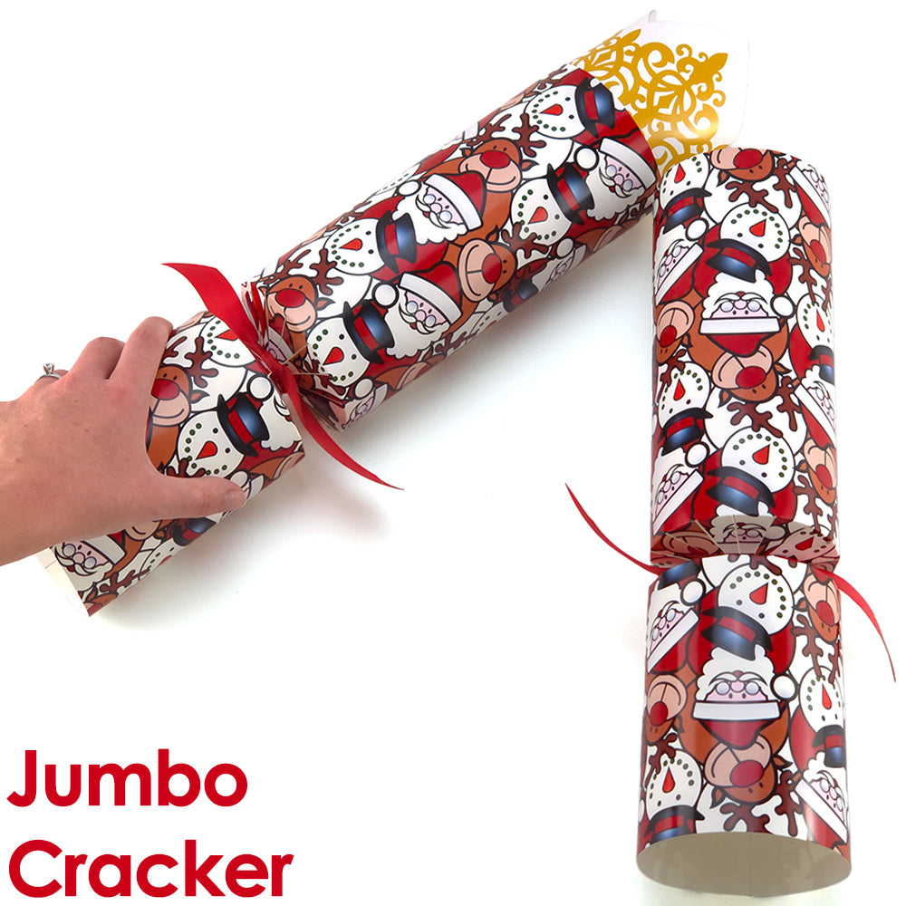 Extra Large & Jumbo | Reusable Keepsake Cracker Sets | Christmas Character