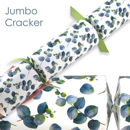 Extra Large & Jumbo | Reusable Keepsake Cracker Sets | Watercolour Eucalyptus