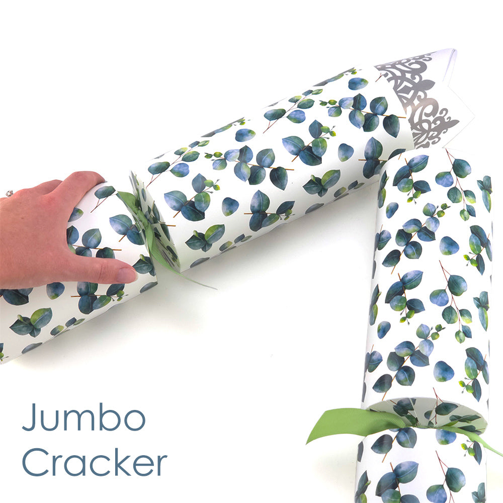 Extra Large & Jumbo | Reusable Keepsake Cracker Sets | Watercolour Eucalyptus