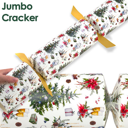 Extra Large & Jumbo | Reusable Keepsake Cracker Kits | Traditional Christmas