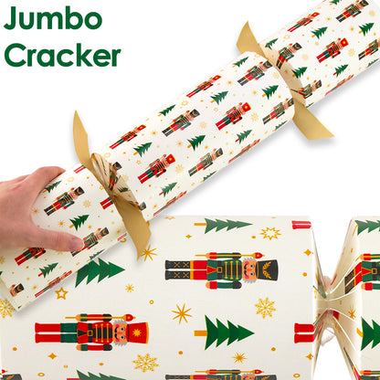 Extra Large & Jumbo | Reusable Keepsake Cracker Kit | Christmas Nutcracker