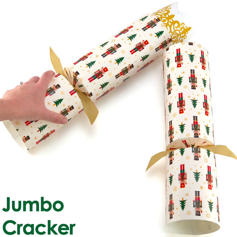 Extra Large & Jumbo | Reusable Keepsake Cracker Kit | Christmas Nutcracker