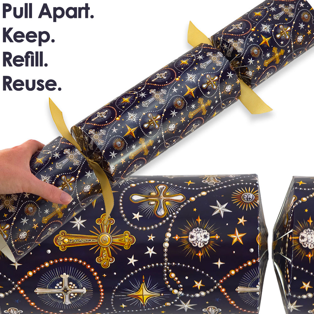 Extra Large & Jumbo | Reusable Keepsake Cracker Kits | Christian Crosses