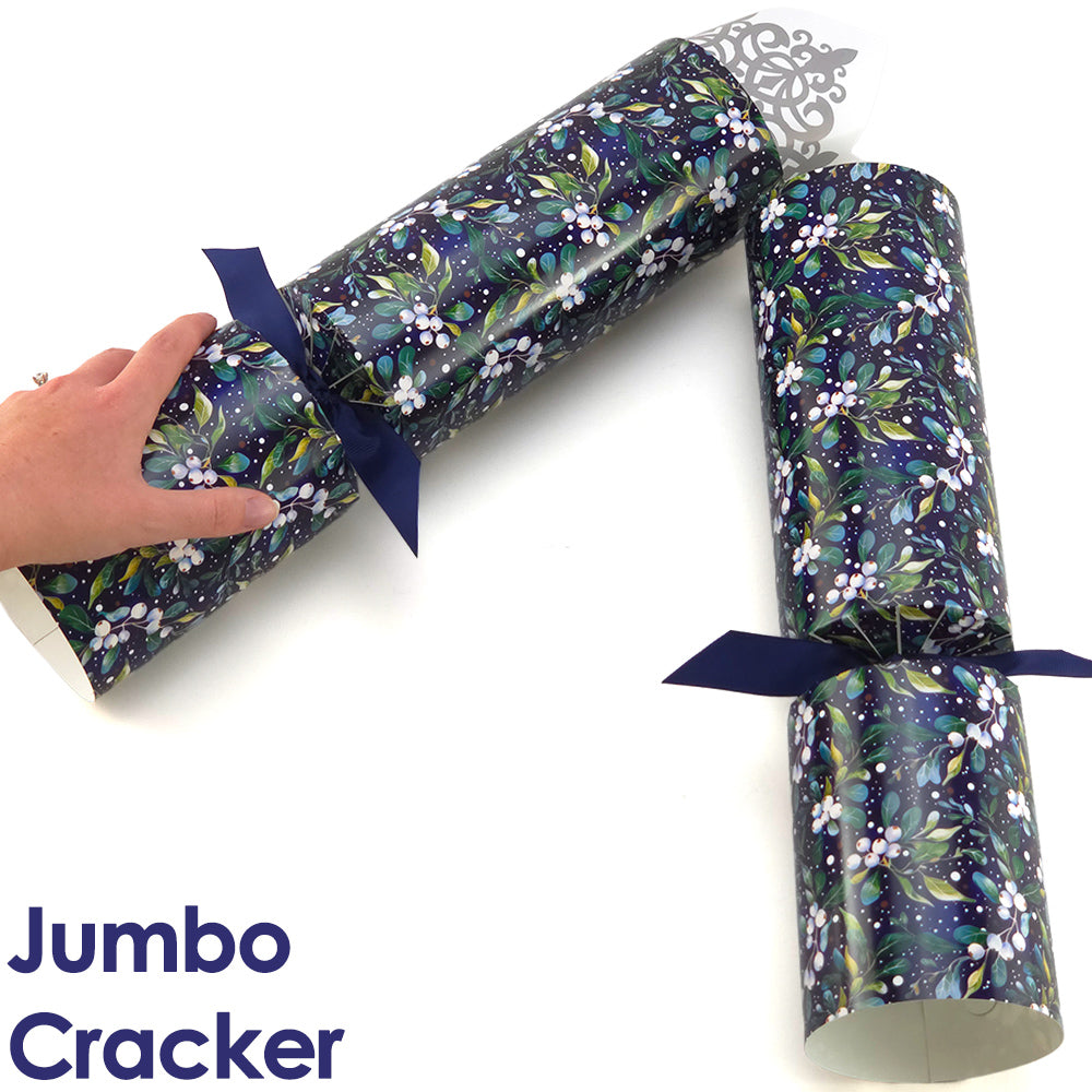 Extra Large & Jumbo | Reusable Keepsake Cracker Kits | Midnight Mistletoe